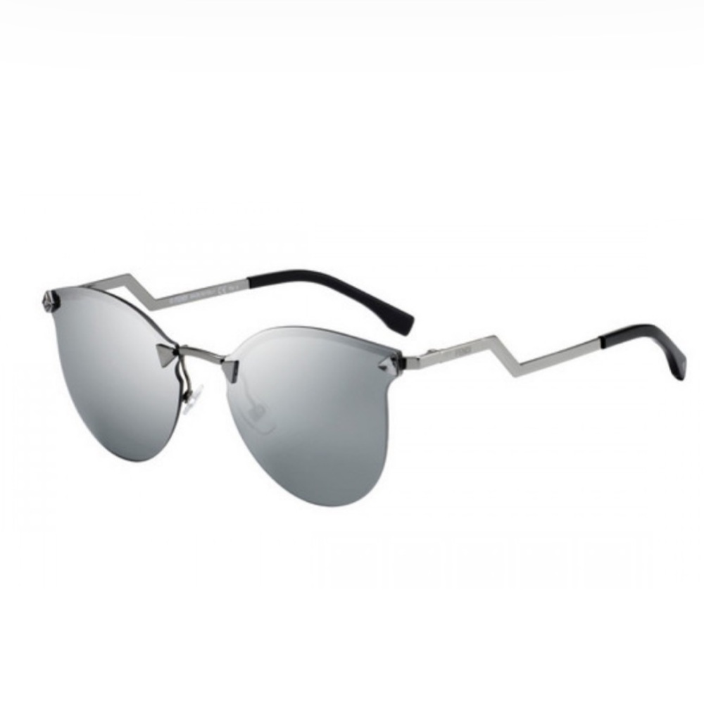 Fendi grey mirrored lenses sunglasses
